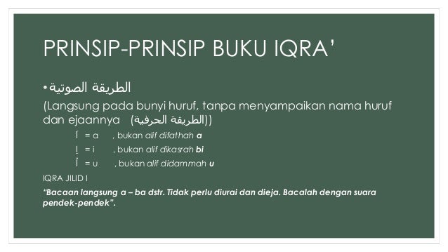 Buku Iqra 1-6 Ebook